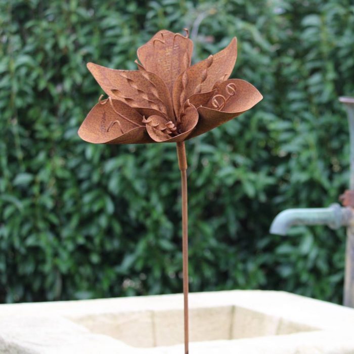 Fleur métallique Flower 297 Rusty – Image 6