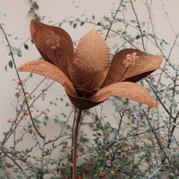 Fleur métallique Flower 400 Rusty – Image 5