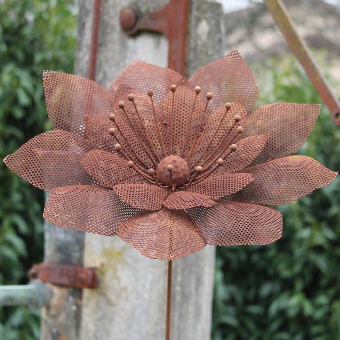 Fleur métallique Flower 510 Rusty – Image 4