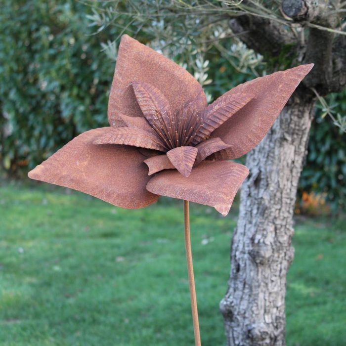 Fleur métallique Flower 398 Rusty – Image 4