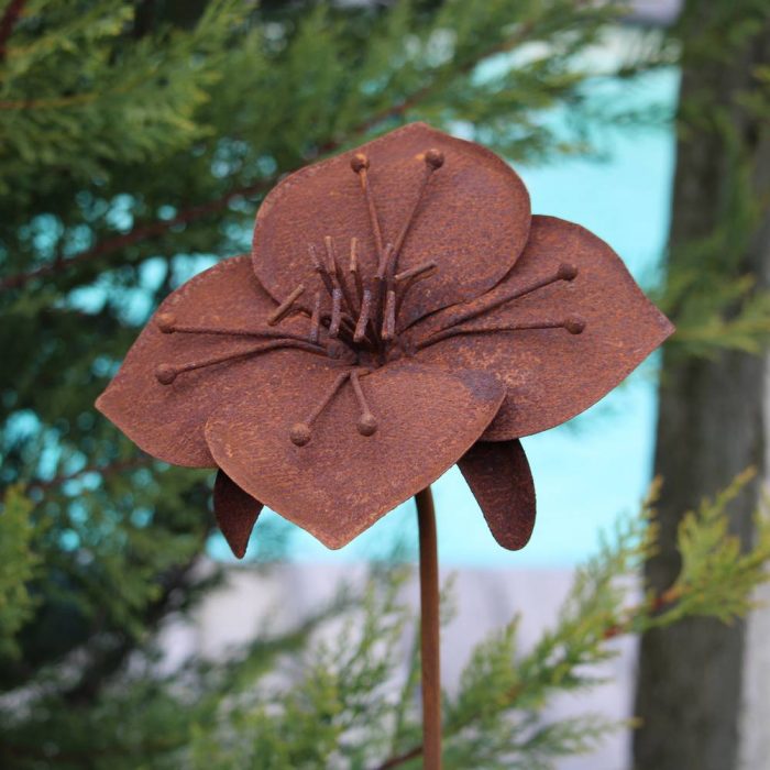 Fleur métallique Flower 170 Rusty – Image 2