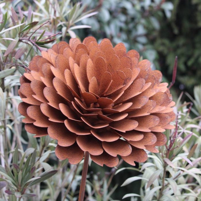 Fleur métallique Flower 498 Rusty – Image 2