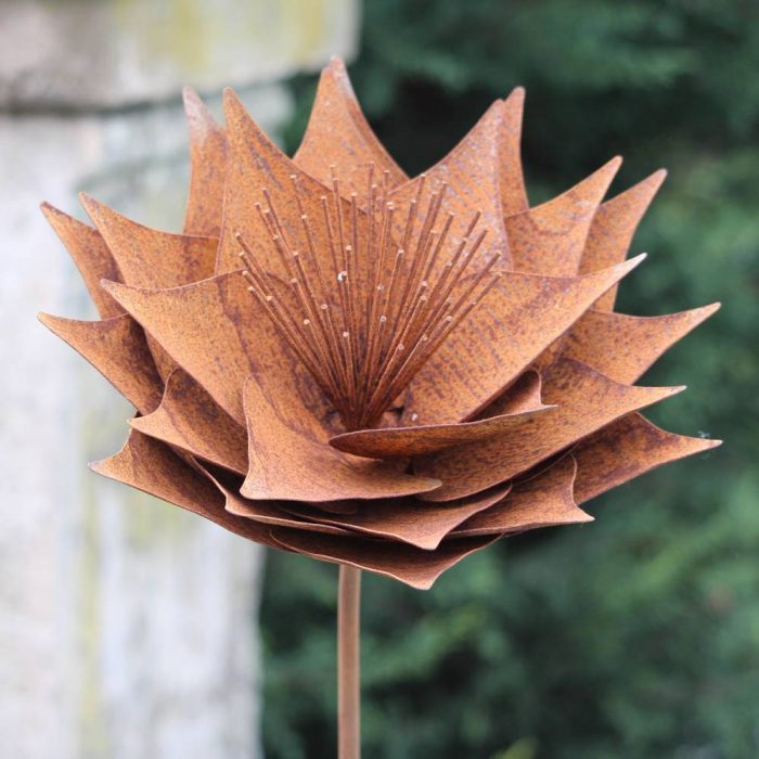 Fleur métallique Flower 353 Rusty – Image 5