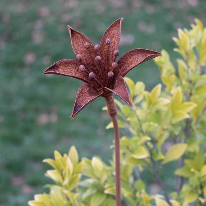 Fleur métallique Flower 255 Rusty – Image 5