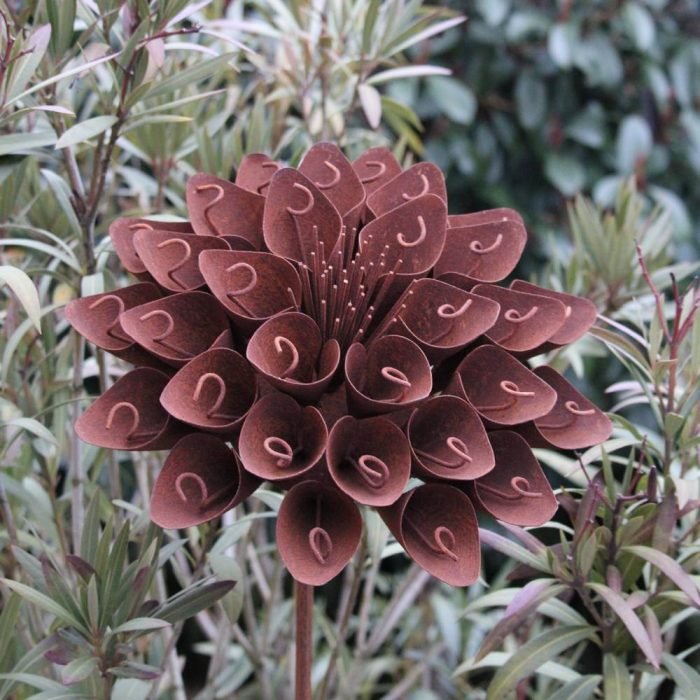Fleur métallique Flower 292 Rusty – Image 5