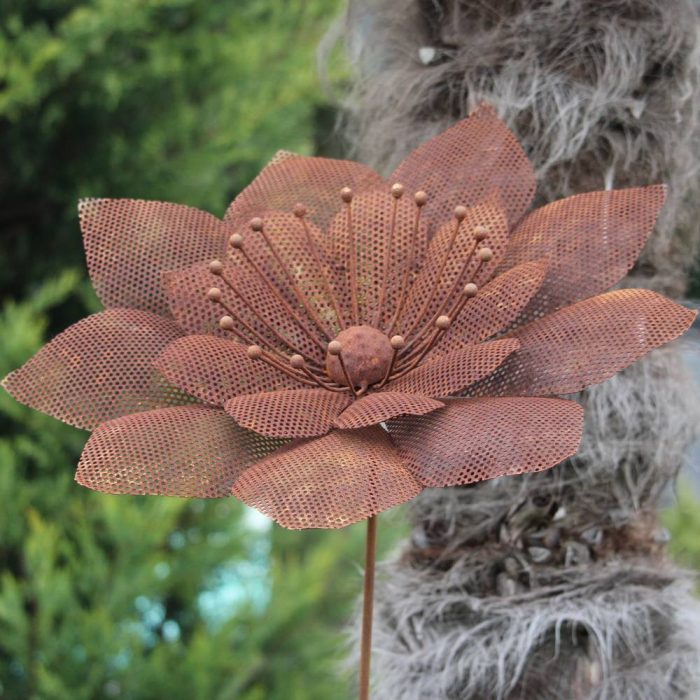 Fleur métallique Flower 510 Rusty – Image 2