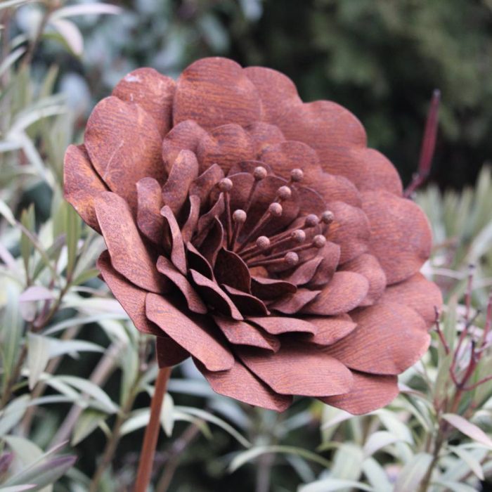Fleur métallique Flower 266 Rusty – Image 2