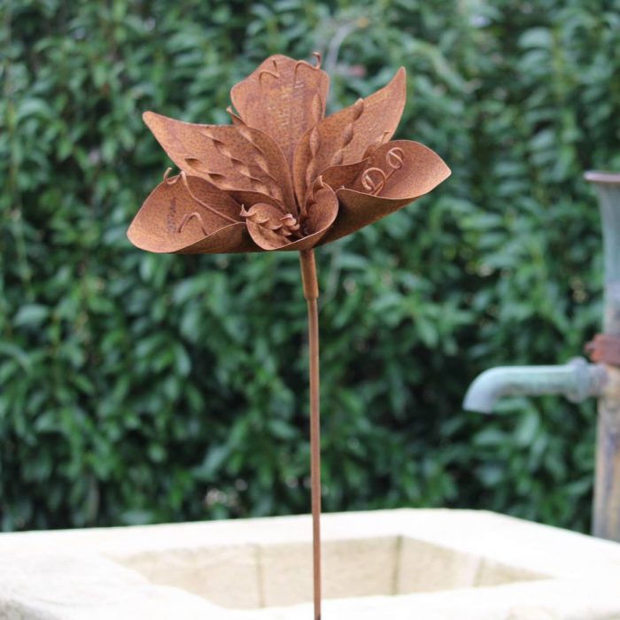 Fleur métallique Flower 297 Rusty – Image 5