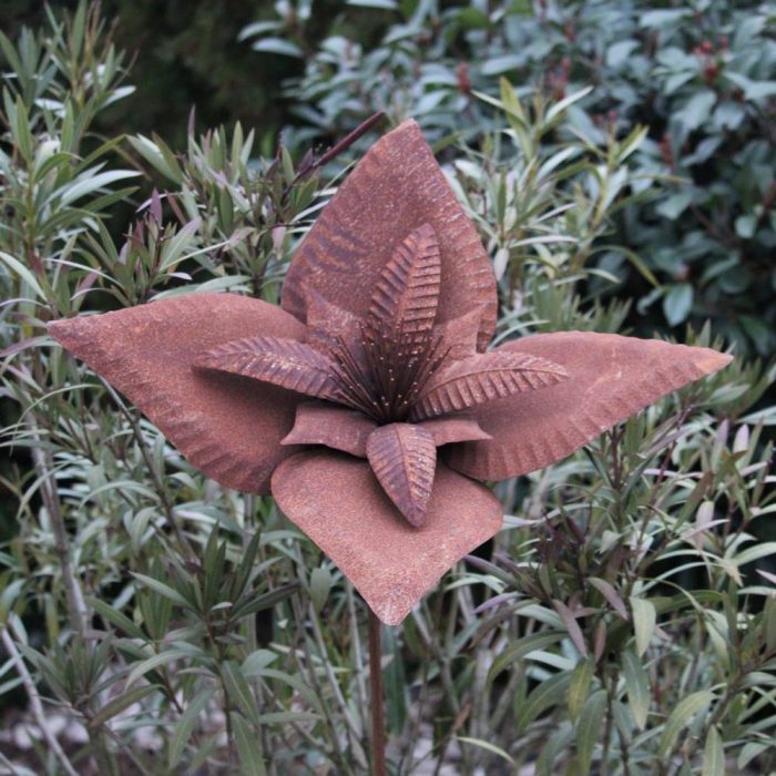 Fleur métallique Flower 398 Rusty – Image 2