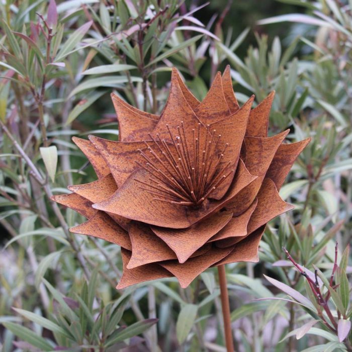 Fleur métallique Flower 353 Rusty – Image 2