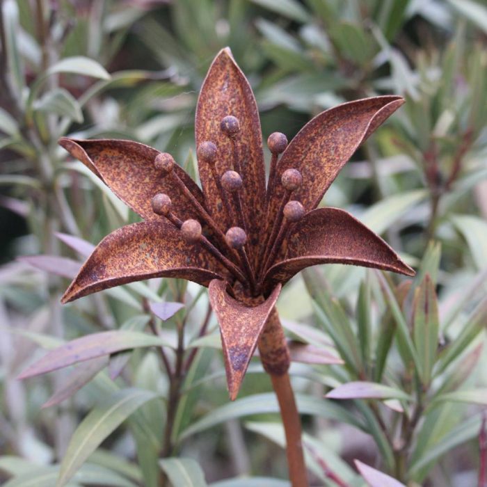 Fleur métallique Flower 255 Rusty – Image 3