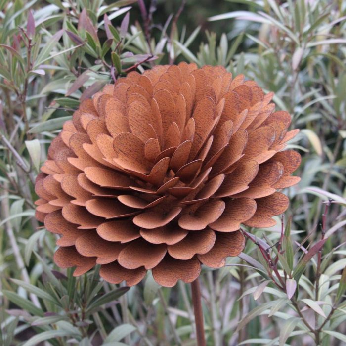 Fleur métallique Flower 498 Rusty – Image 4