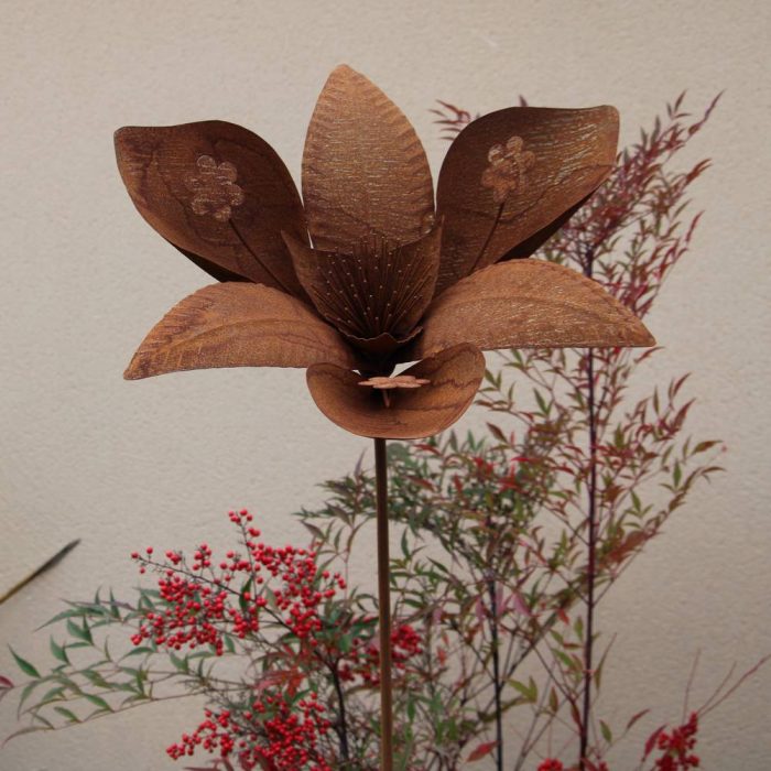 Fleur métallique Flower 400 Rusty – Image 6