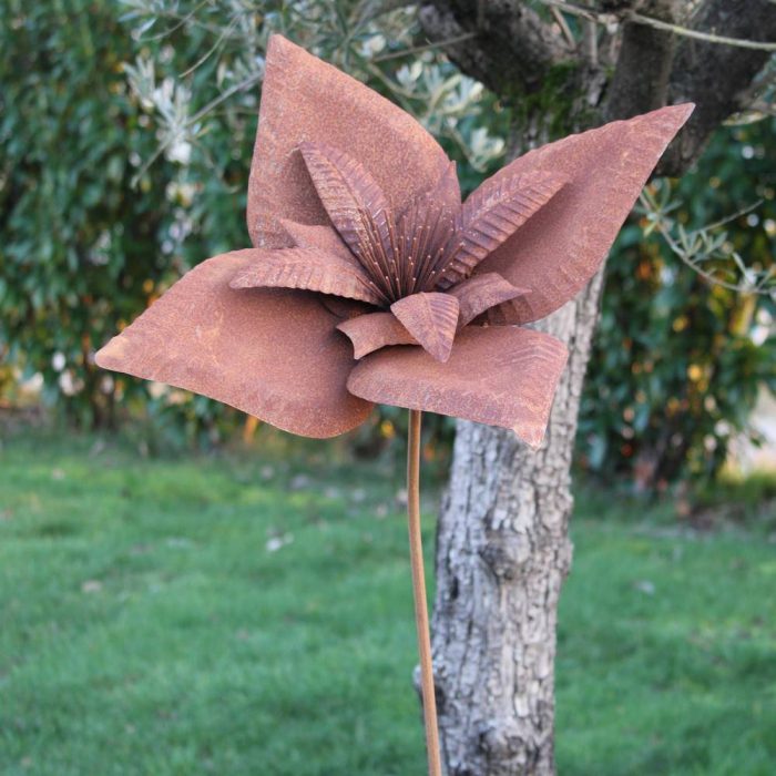 Fleur métallique Flower 398 Rusty – Image 3