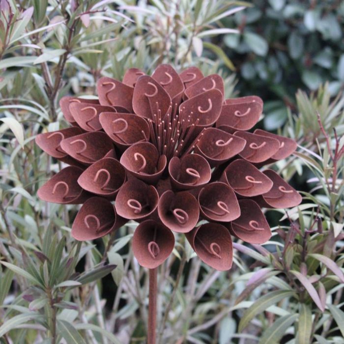 Fleur métallique Flower 292 Rusty – Image 6