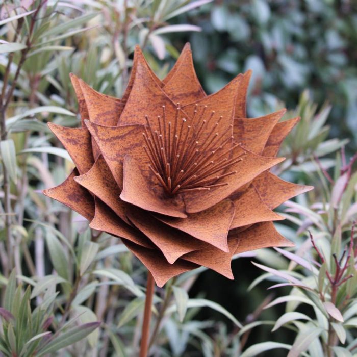Fleur métallique Flower 353 Rusty – Image 3