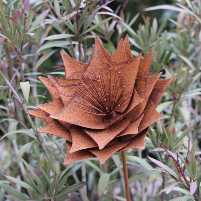 Fleur métallique Flower 353 Rusty – Image 4