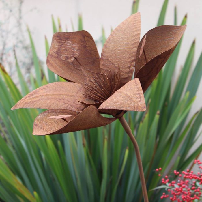 Fleur métallique Flower 400 Rusty – Image 3