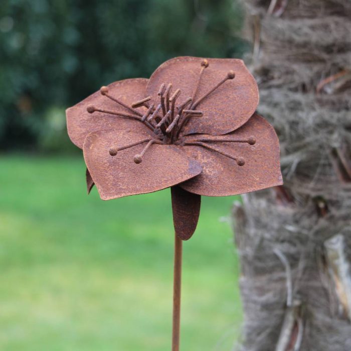 Fleur métallique Flower 170 Rusty – Image 5
