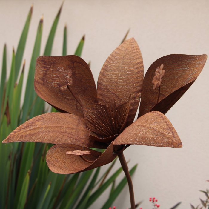 Fleur métallique Flower 400 Rusty – Image 2