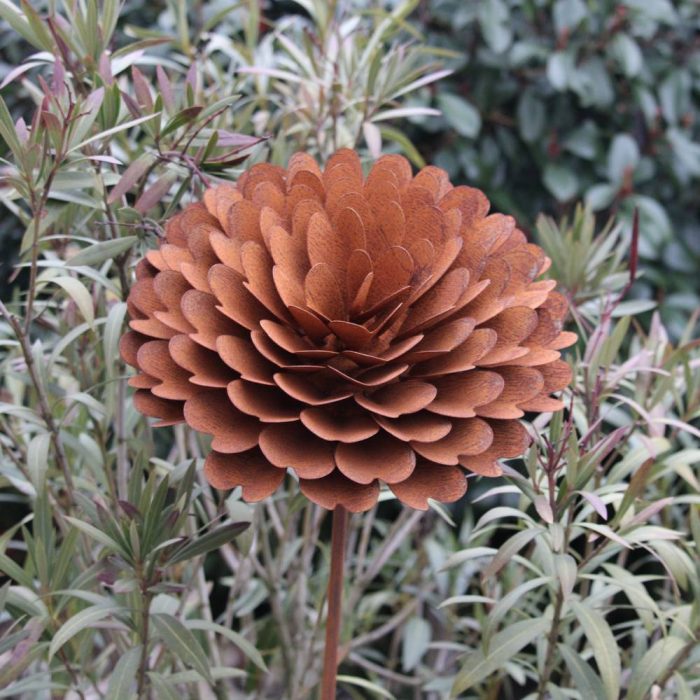 Fleur métallique Flower 498 Rusty – Image 5
