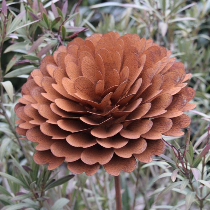Fleur métallique Flower 498 Rusty – Image 3