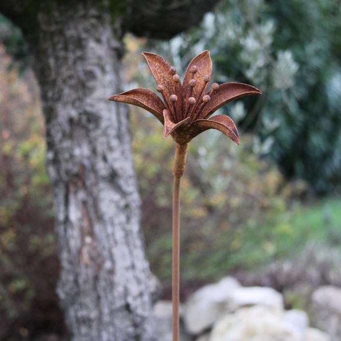 Fleur métallique Flower 255 Rusty – Image 6