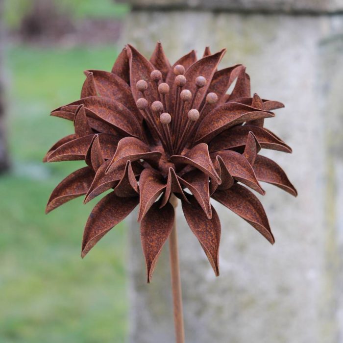 Fleur métallique Flower 307 Rusty – Image 4