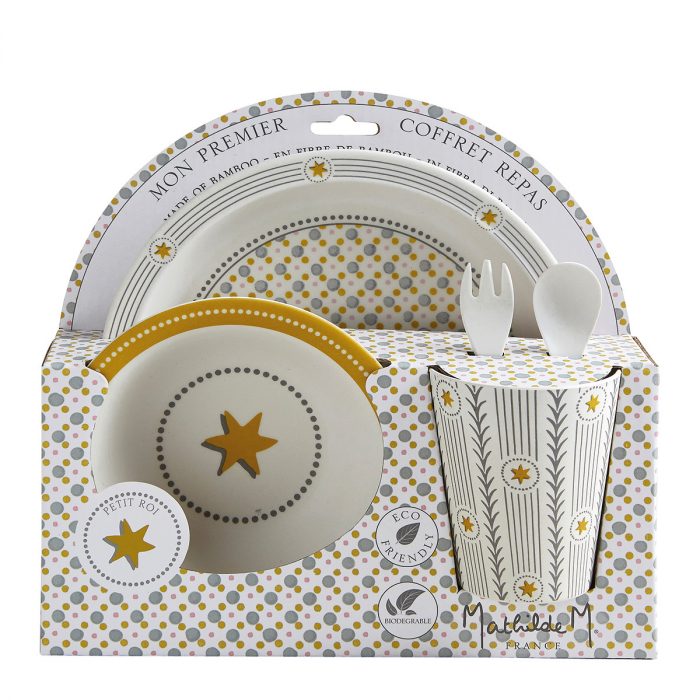 Mon premier coffret repas en bambou Petit Roi – Image 7