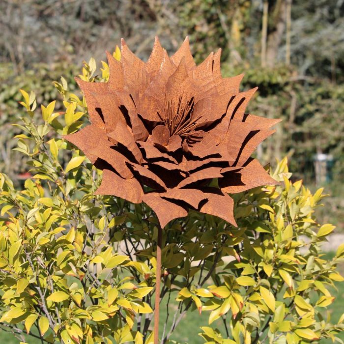Fleur métallique Flower 289 Rusty