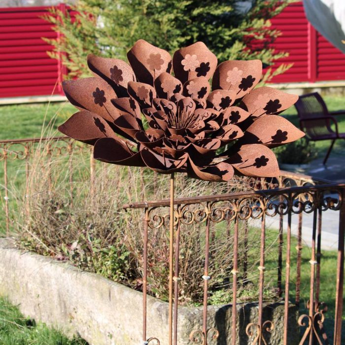 Fleur métallique Flower 394 Rusty – Image 6