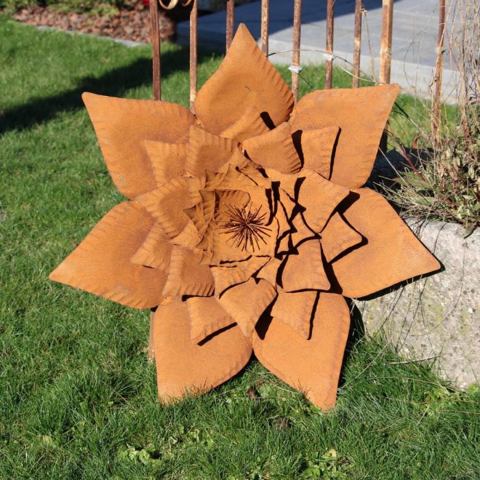 Fleur métallique Flower 393 Rusty – Image 6