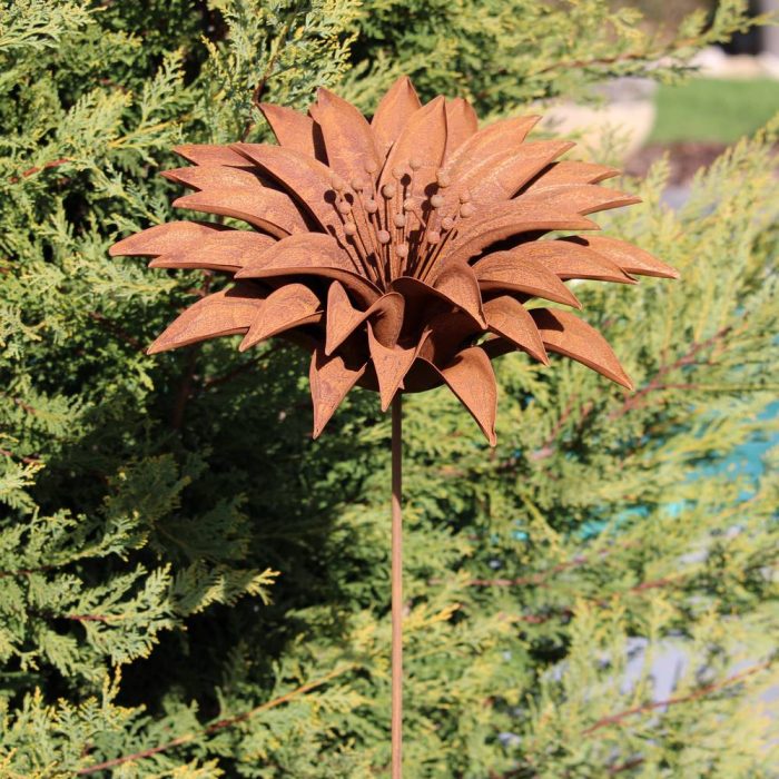 Fleur métallique Flower 296 Rusty – Image 2