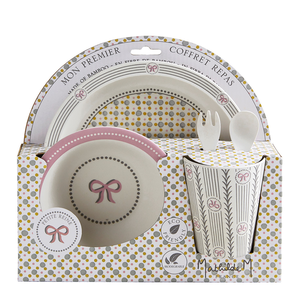 Mon premier coffret repas en bambou Petite Reine