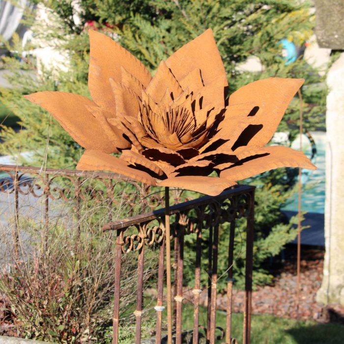 Fleur métallique Flower 393 Rusty – Image 2