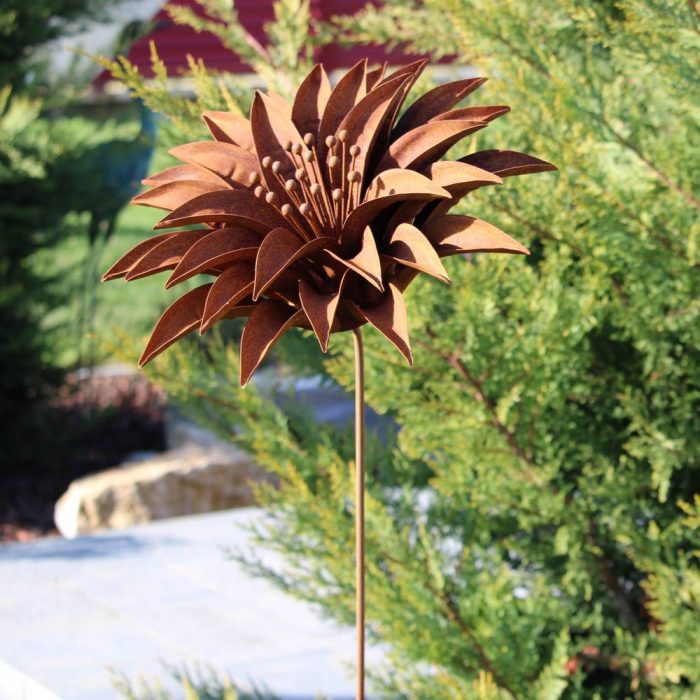 Fleur métallique Flower 296 Rusty – Image 6