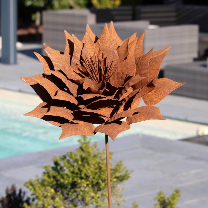 Fleur métallique Flower 289 Rusty – Image 2