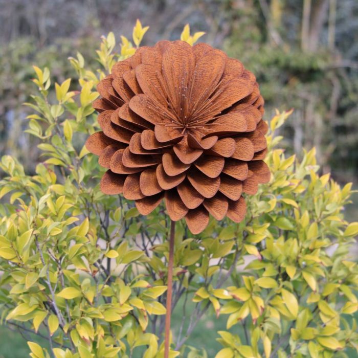 Fleur métallique Flower 481 Rusty – Image 2