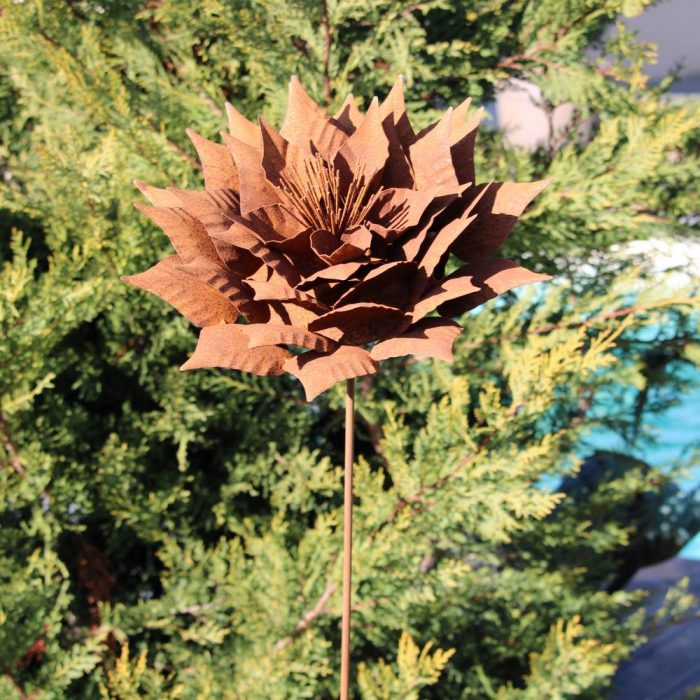 Fleur métallique Flower 289 Rusty – Image 4