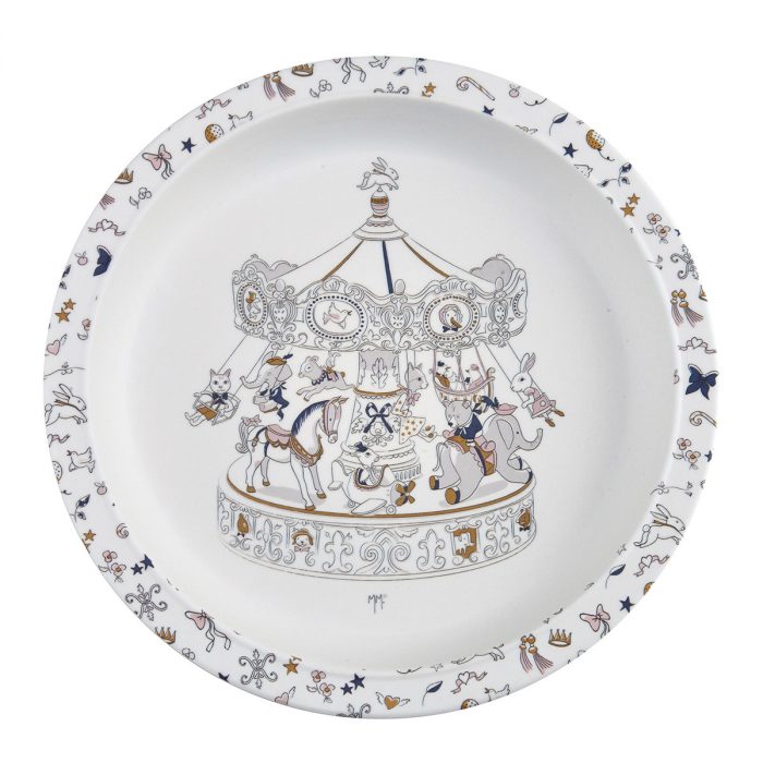 Mon premier coffret repas en bambou Petit Carrousel – Image 2