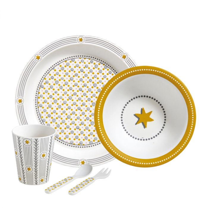 Mon premier coffret repas en bambou Petit Roi