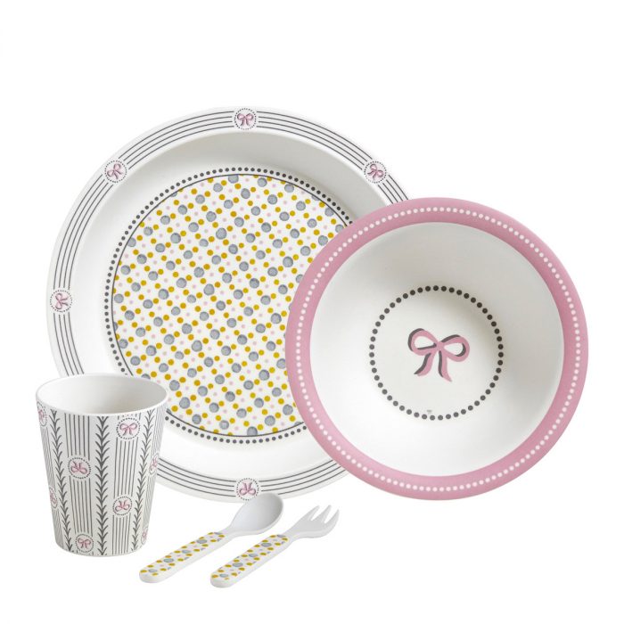Mon premier coffret repas en bambou Petite Reine