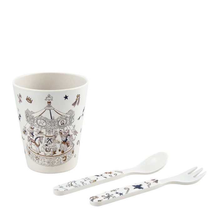 Mon premier coffret repas en bambou Petit Carrousel – Image 5