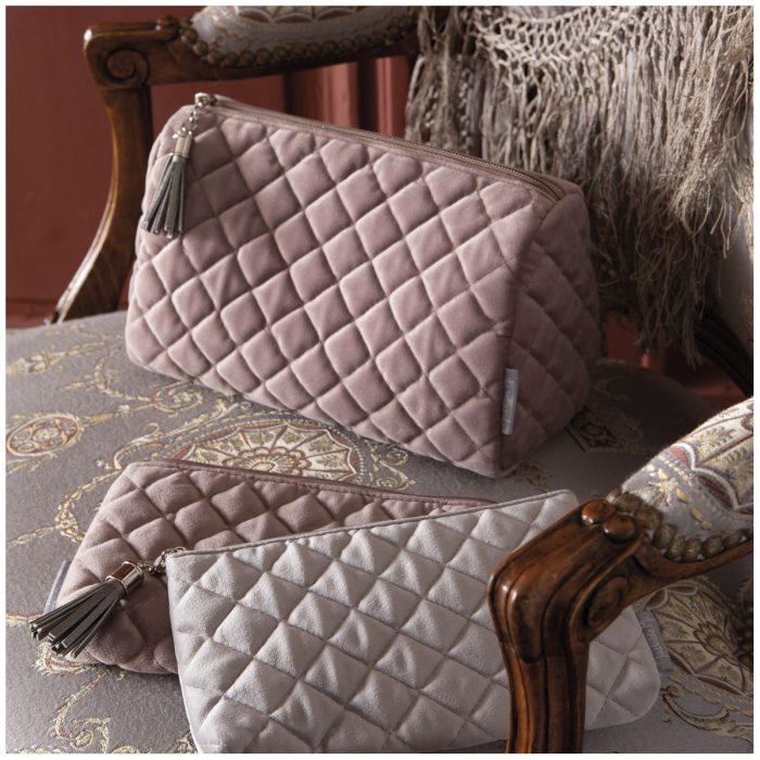 Pochette en velours Boudoir Précieux rose – Image 3