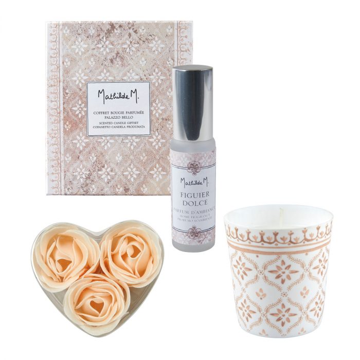 Coffret bougie parfumée Palazzo Bello Figuier Dolce