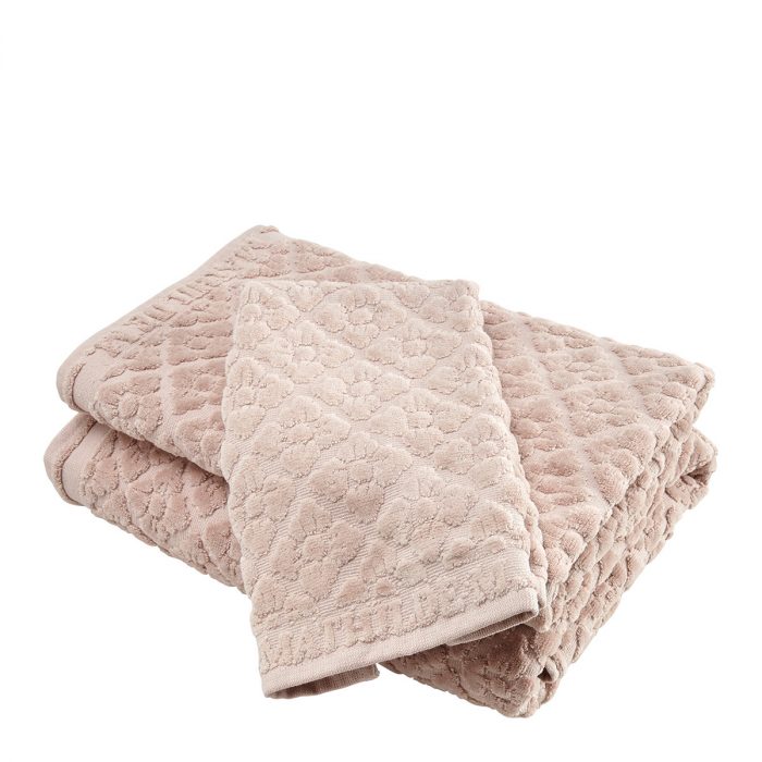 Serviette de bain Douceur Florale rose – Image 2