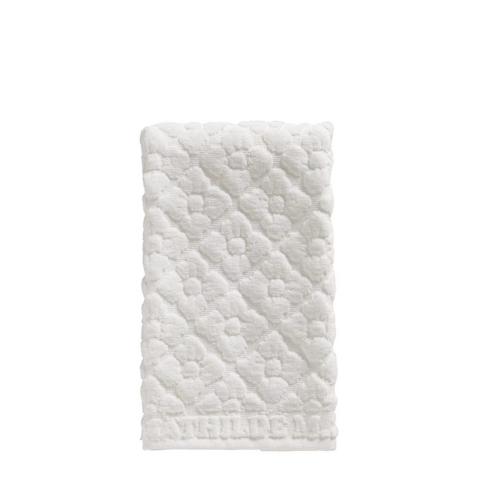 Serviette invité Douceur Florale blanche