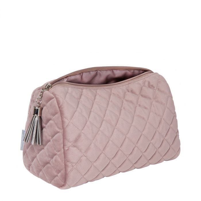 Trousse en velours Boudoir Précieux rose – Image 2
