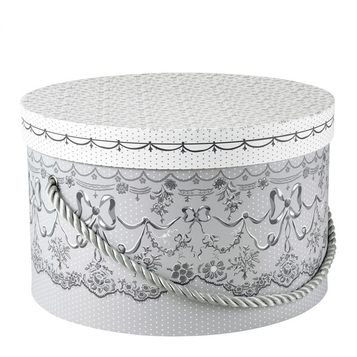 Set de 3 boîtes à chapeaux Dentelle Aquarelle – Image 2