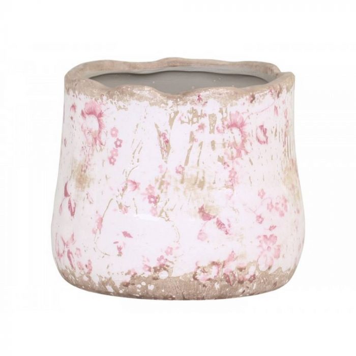 Cache-pot fleuri